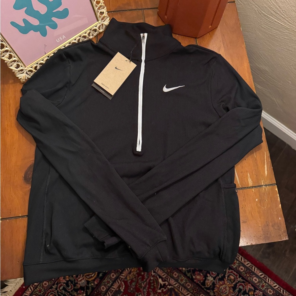 Nike Black DriFit Quarter-Zip Pullover
